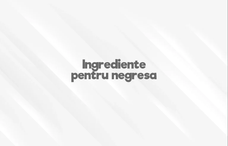 ingrediente negresa