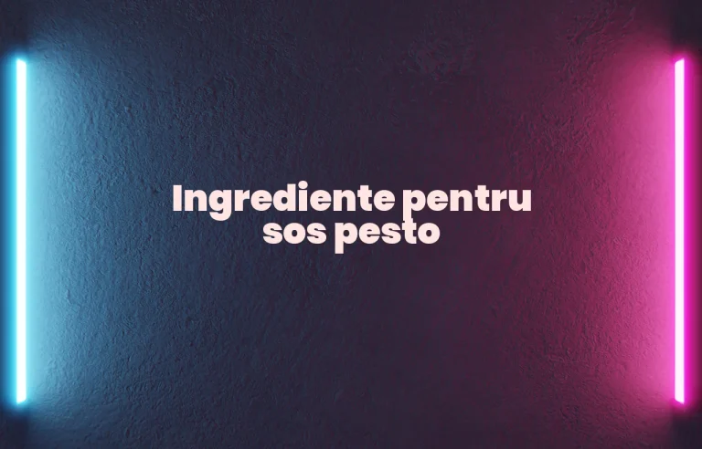 sos pesto ingrediente