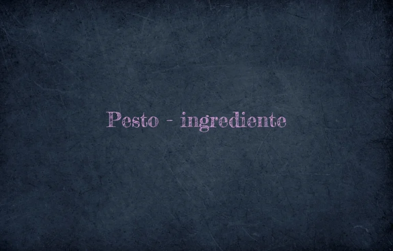 pesto ingrediente