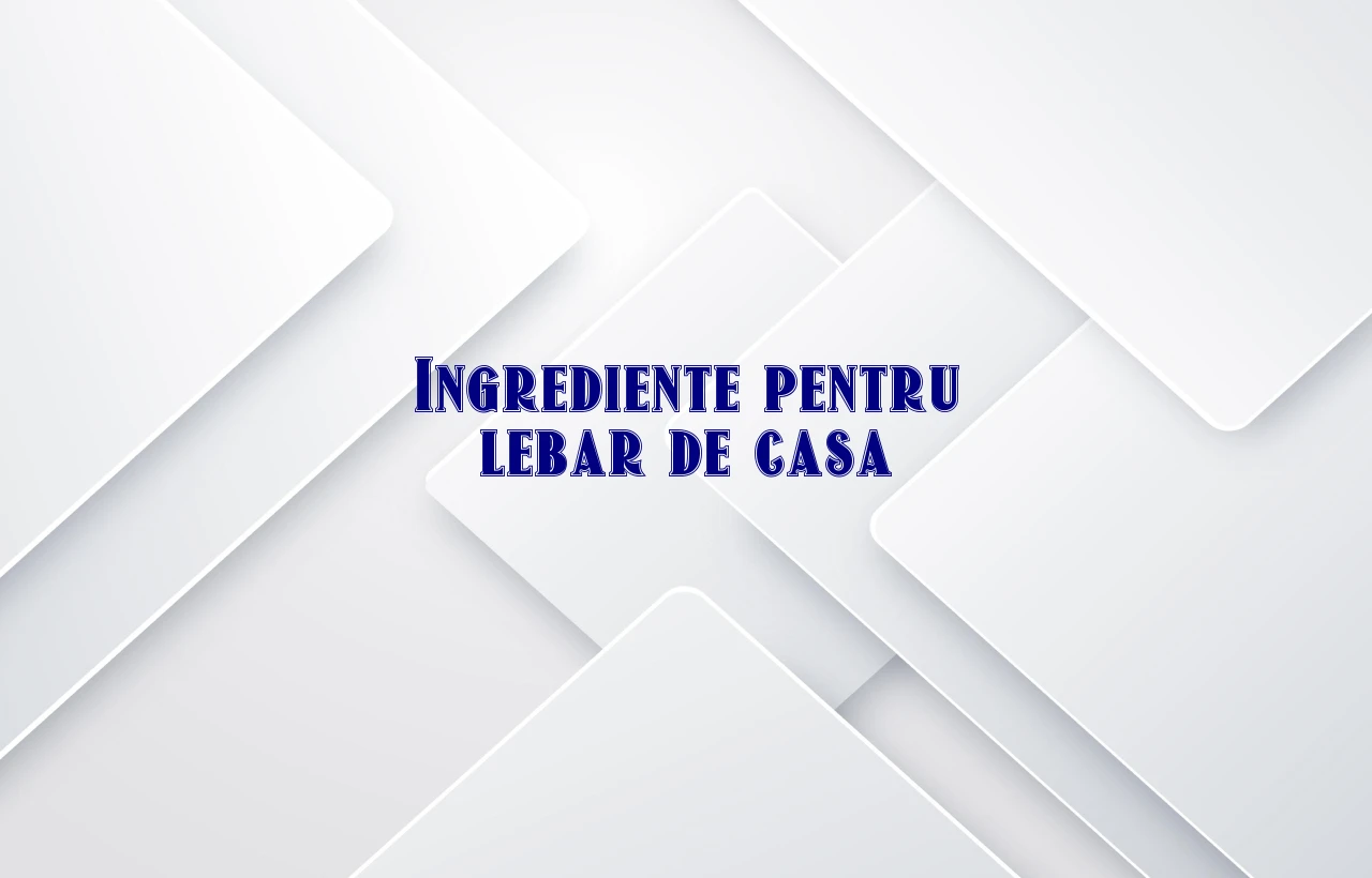 ingrediente lebar de casa
