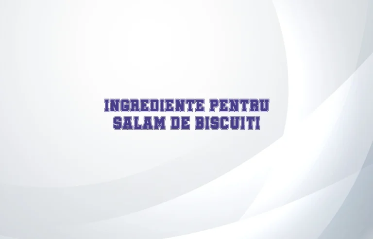 ingrediente salam de biscuiti