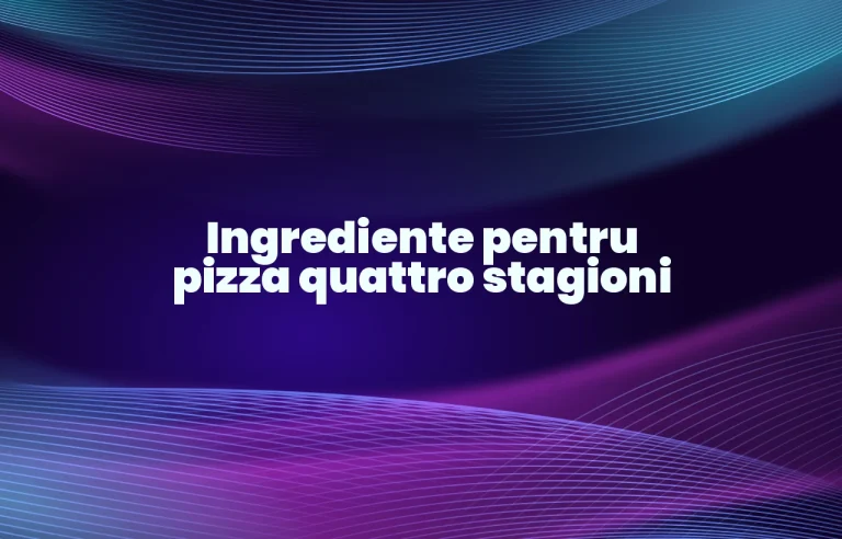 pizza quattro stagioni ingrediente