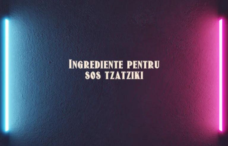 sos tzatziki ingrediente