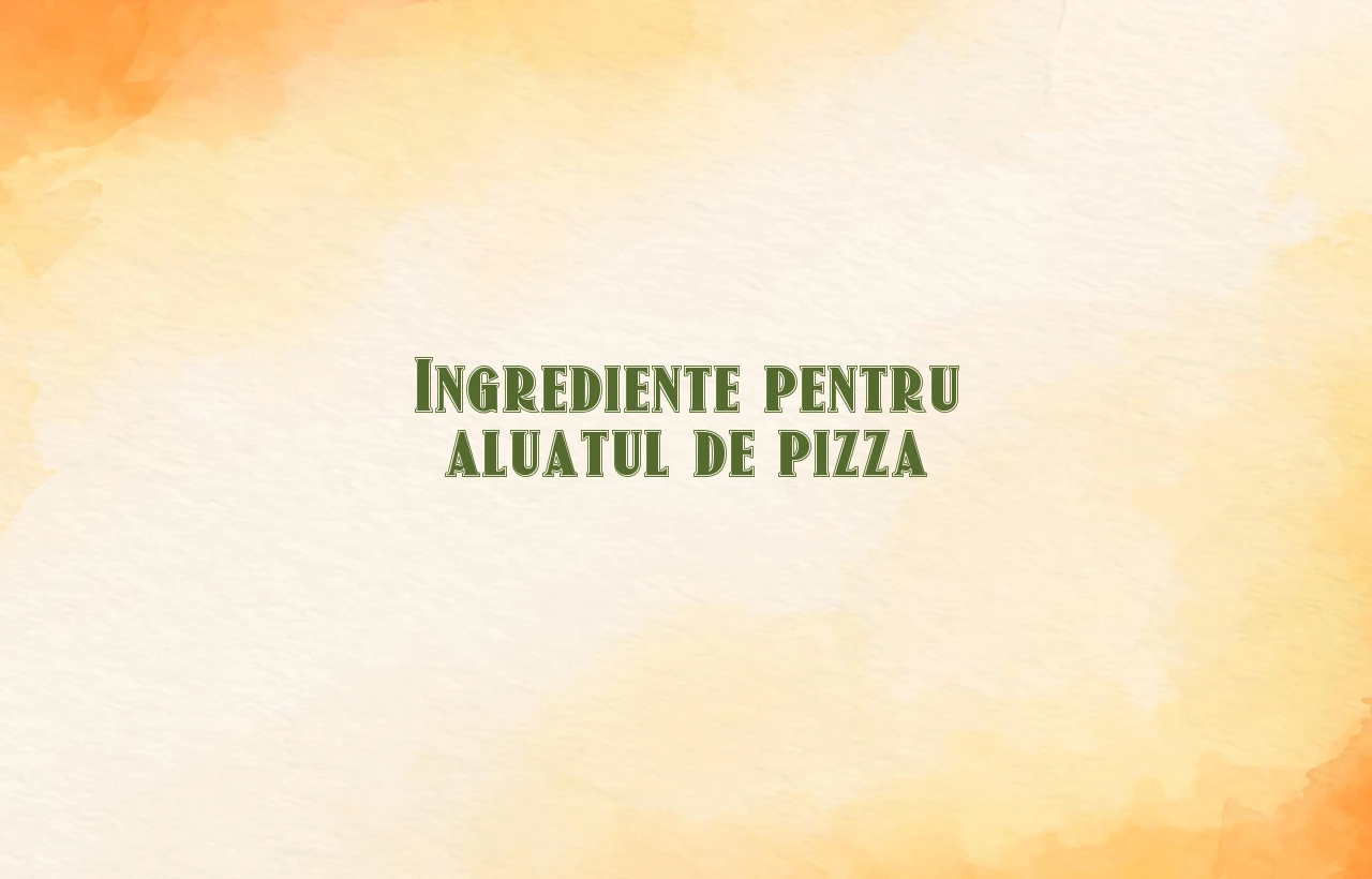ingrediente aluat pizza