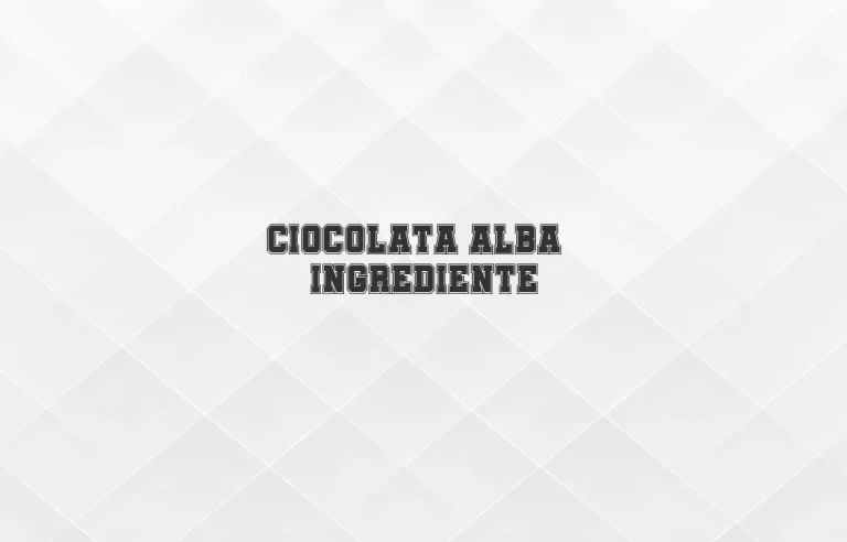 ciocolata alba ingrediente