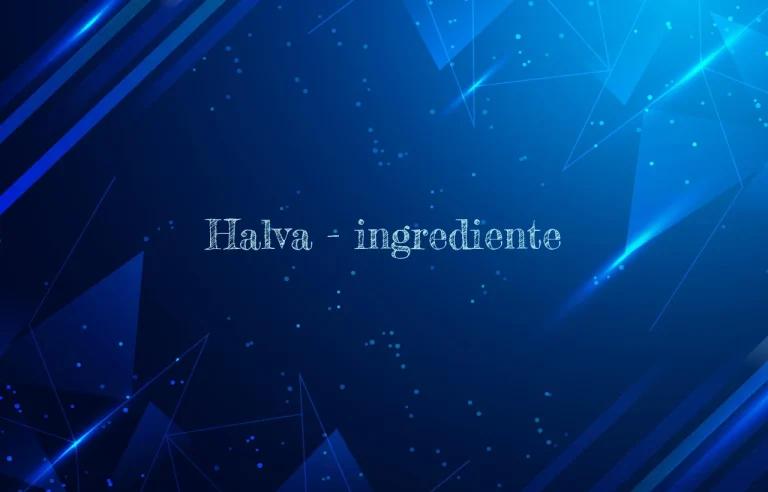halva ingrediente