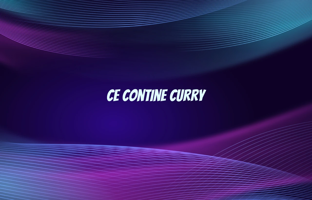 ce contine curry