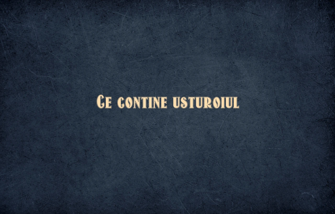 ce contine usturoiul